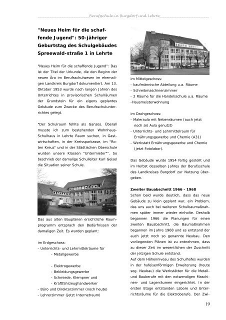 Festschrift - Berufsbildende Schulen Burgdorf