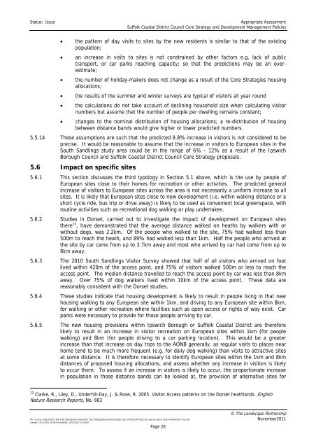 natura 2000 standard data form - Suffolk Coastal District Council