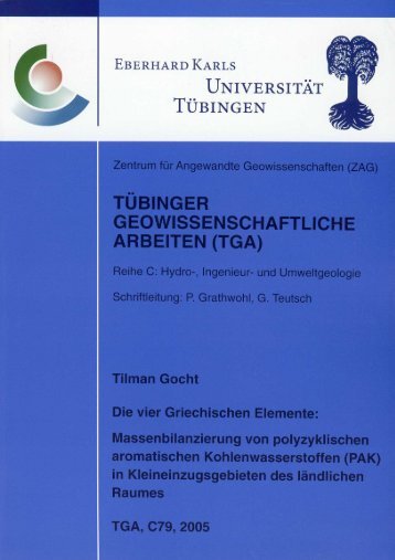Die vier Griechischen Elemente: - TOBIAS-lib - Universität Tübingen