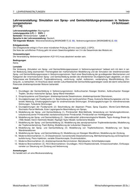 Modulhandbuch Wirtschaftsingenieurwesen (B.Sc.) - Fakultät für ...