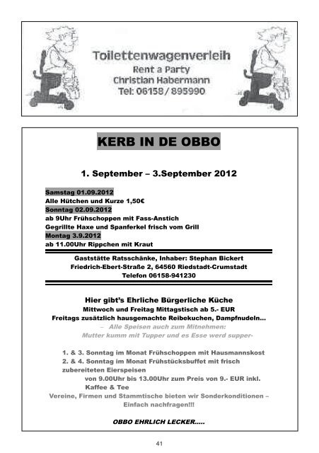 Festschrift 2012 - Kerweborsch vun de Tornhall