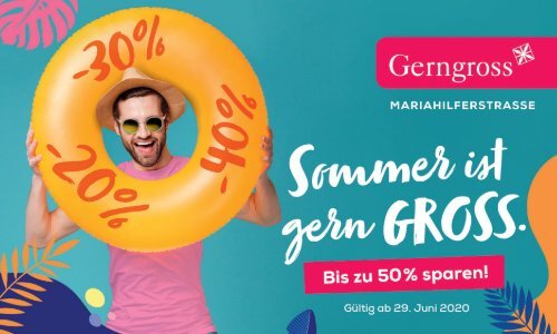 Gerngross Gutscheinheft Sommer 2020