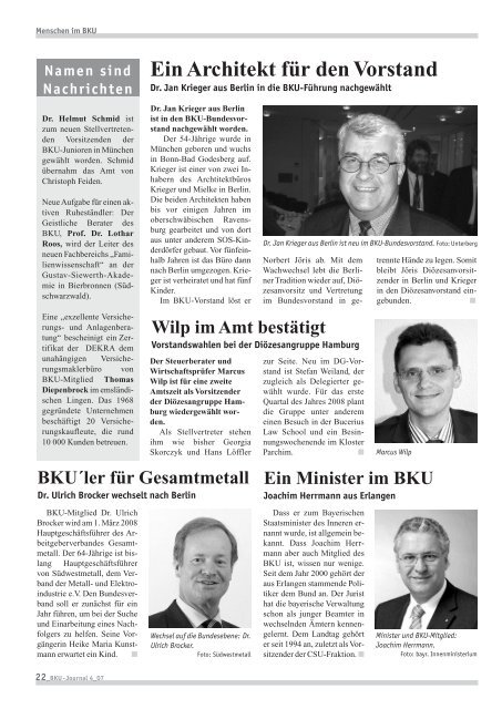 „Schwarz-Rotes Gipfeltreffen“ beim BKU