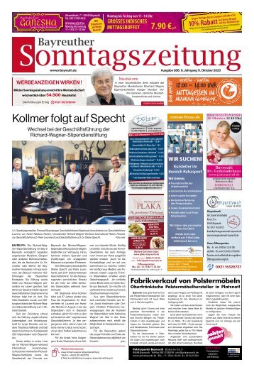 Bayreuther Sonntagszeitung 2020-10-11