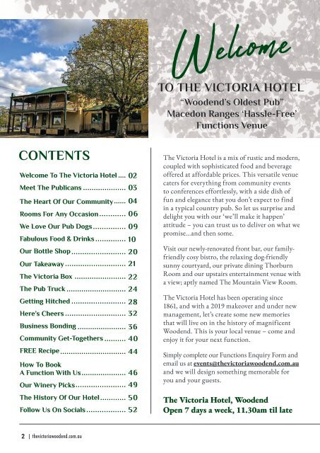 The Victoria Hotel Magazine