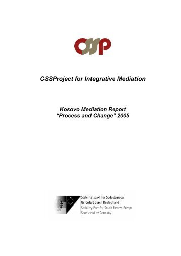 Ferizaj / Urosevac - CSSProject for Integrative Mediation