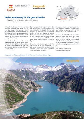 Tourentipp 11.2020 – Herbstwanderung für die ganze Familie