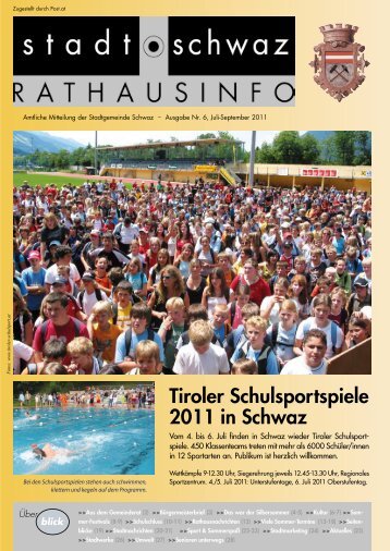 Rathausinfo Nr. 6 2011 - Schwaz