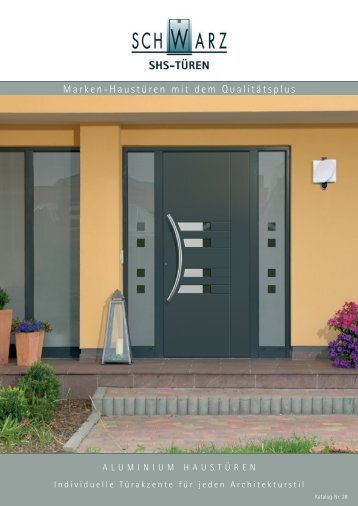 Marken-Haustüren mit dem Qualitätsplus - SHS-Türen