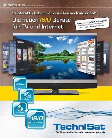 Die neuen ISIO Geräte für TV und Internet