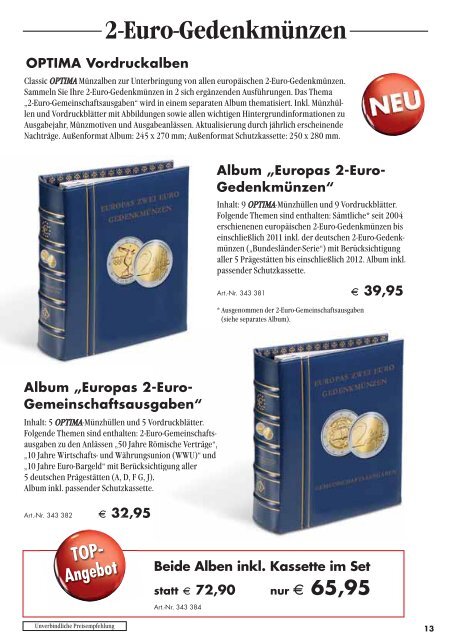 ZUBEHÖR FÜR NUMISMATIKER - Leuchtturm