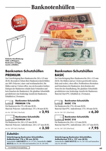 ZUBEHÖR FÜR NUMISMATIKER - Leuchtturm