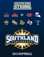Softball - Southland Conference