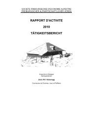 RAPPORT D'ACTIVITE 2010 TÄTIGKEITSBERICHT - Accueil