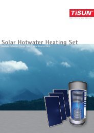 Solar Hotwater Heating Set - Organic Power