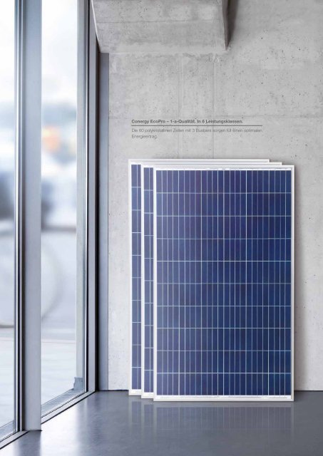 Conergy Solarmodule - Conergy AG