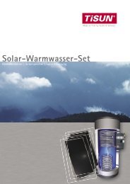 Solar-Warmwasser-Set - Sonnergie GmbH
