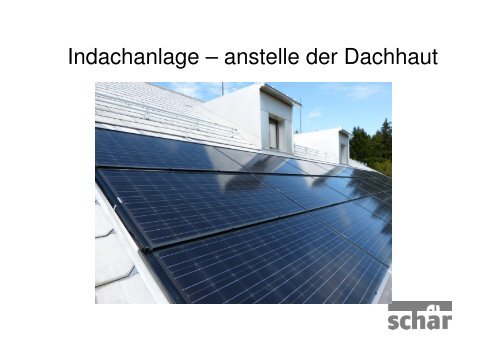 Solarstrom / Solarwärme - schaer energie