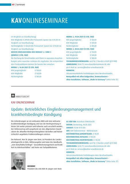 KAV Magazin Ausgabe 03-2020