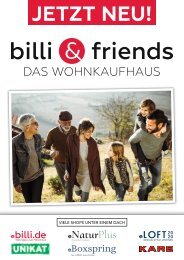 billi & friends Jahreskatalog 2020/21