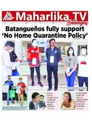 Maharlika Batangas October Issue