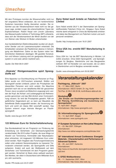 Vorträge Lambertsberg 2007 - Deutscher Sprengverband eV