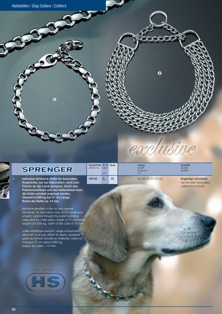 Sprenger Hund Katalog 2008-10