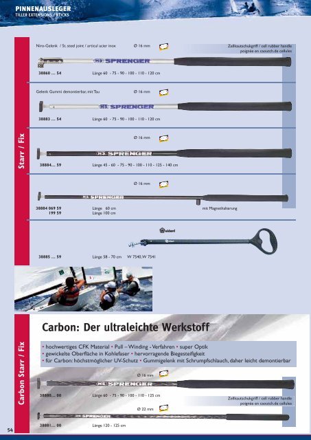 Sprenger Boot Katalog 2008-09 - One Design Center