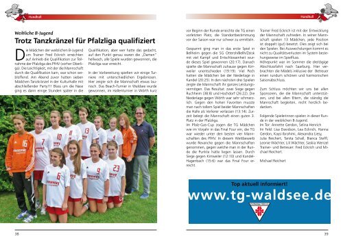 TURNMAUS - der TG Waldsee