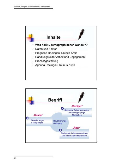 Aktivitäten in den Städten und Gemeinden - Rheingau - Taunus - Kreis