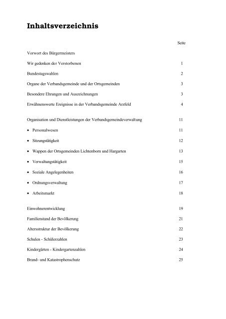 Verwaltungsbericht 2005 ( 1,41 MB ) - Verbandsgemeinde Arzfeld