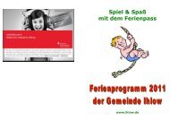 Spiel & Spaß Mit Dem Ferienpass - Gemeinde Ihlow