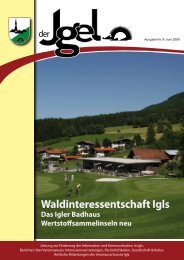 Waldinteressentschaft Igls - Der Igel