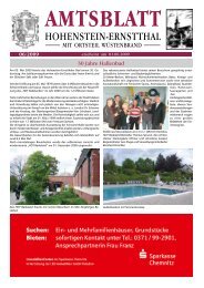 30 Jahre Hallenbad - Stadt Hohenstein-Ernstthal