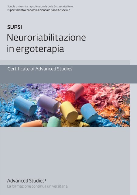 CAS Neuroriabilitazione in ergoterapia