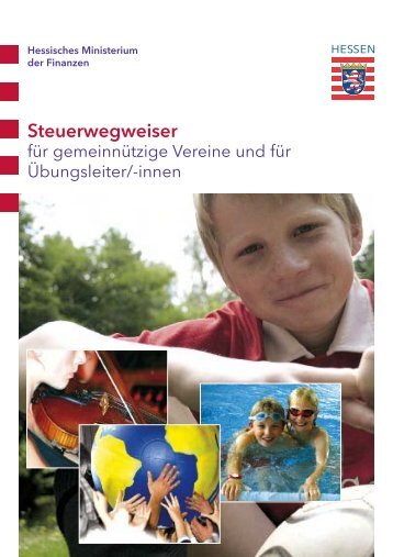Steuerwegweiser gemeinnützige für Vereine und für Übungsleister