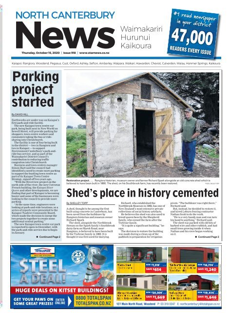 North Canterbury News: October 15, 2020