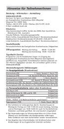 Hinweise für Teilnehmer/innen - Evangelisches Krankenhaus Köln ...