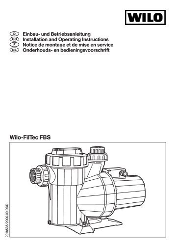 Wilo-FilTec FBS