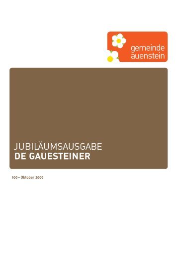 DE GAU - Gemeinde Auenstein