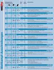 W ettkampf-Ausschreibungen - Archiv