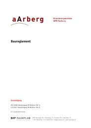 Baureglement - Aarberg