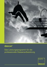 Das Leistungsprogramm für die professionelle ... - descon-trol.de