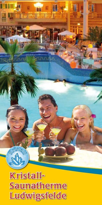 Flyer der Therme - Kristall-Saunatherme Ludwigsfelde