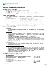 Hallenbad - Raumprogramm & Funktionen - TU Wien