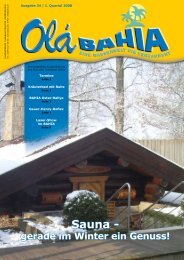 Sauna - gerade im Winter ein Genuss! - Bahia