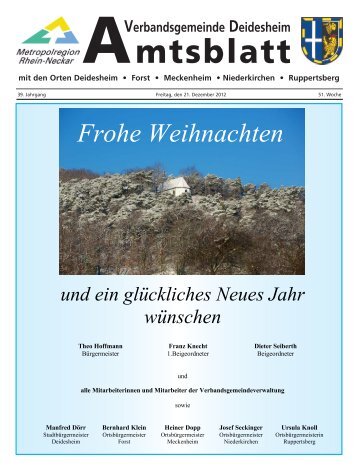 Amtsblatt Verbandsgemeinde Deidesheim - Fieguth