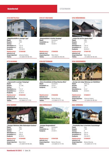 HeimVorteil - Bank Austria ImmobilienService