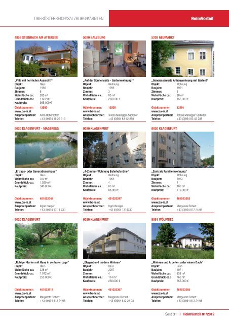 HeimVorteil - Bank Austria ImmobilienService