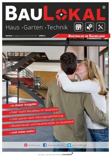 BauLokal Magazin Sauerland Haus, Garten, Technik Herbst 2020